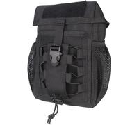Outdoor EDC Pouch Nylon Camping Riding Hiking Military Accessories Army Molle Hunting Men Survival Kit Medical Tactical Pack(Black)