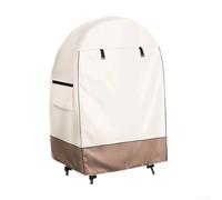 Outdoor Egg Chair Cover Waterproof Wicker Patio Basket Chair Protector with Zippers Wind Resistant Heavy Duty 210D Oxford Cloth(D)