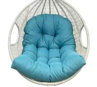 Outdoor Egg Chair Cushion Replacement, Weather Resistant Polyester Cover, Cotton Fill for Indoor/Outdoor Use,Modern Design