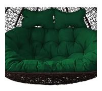 Outdoor Egg Chair Swing with Washable Nest Seat, Thick Soft Solid Pillow Included, Large Single Chair Pads for Comfort