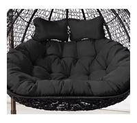 Outdoor Egg Chair Swing with Washable Nest Seat, Thick Soft Solid Pillow Included, Large Single Chair Pads for Comfort