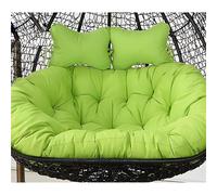 Outdoor Egg Chair Swing with Washable Nest Seat, Thick Soft Solid Pillow Included, Large Single Chair Pads for Comfort