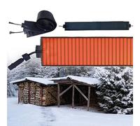 Outdoor Electric Snow Melting Mats, Portable Roof Ice Melting Mats, Instant Heat Upon Powering On, Up To 113°F/45°C, for Winter Roofs/Gutters Snow Removal, 12 cm Wide 500cm/16.40ft