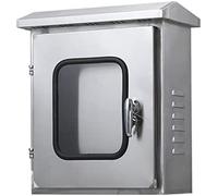 Outdoor Electrical Box, 304 Stainless Steel Electrical Enclosure Switch Junction Box, Metal Control Box