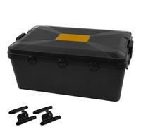 Outdoor Electrical Box IP54 Weatherproof Extension Lead Dribox with 6 Cable Entries/Exits, Dry Box for Outside Socket, Electrics, Plug(32.5x21x13 cm)