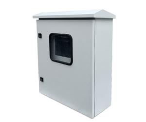 Outdoor Electrical Box with Viewing Window, Wall-Mounted Electronics Enclosure, Double-Door Reinforced with Glass(70x50x30 cm/27.6x19.7x11.8 in)