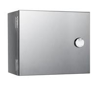 Outdoor Electrical Enclosure Box, IP65 Waterproof Sockitbox, 304 Stainless Steel Lockable Electrical Junction Box, 10x5.5x8 in, 12 Way