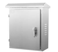 Outdoor Electrical Junction Box - Durable Stainless Steel Enclosure with Safety Lock for Secure Equipment Connections
