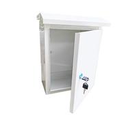 Outdoor Electrical Junction Box, Waterproof and Lockable Wall-mounted Enclosure for Secure Power Distribution in Schools, Factories, and Residential Areas