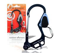 OUTDOOR ELEMENT The Fire Escape A Fire-Starting, Every-Day-Carry, Emergency Tool Carabiner Black Forest