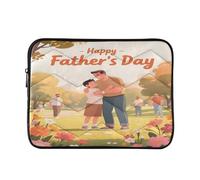Outdoor Embrace Fathers Day Padded Laptop Sleeve Case 13 Inch Soft Quilted Laptop Bag Waterproof Computer Sleeves