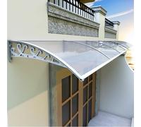 Outdoor Entryway Canopy - UV-Resistant Awning for Porch, Patio & Windows - Polycarbonate Cover for Garden, Back Door & Front Entrance Protection