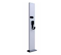 Outdoor EV Charger Pedestal Mount for New Energy Vehicles, Easy Installation with Hook, Compatible with Most Chargers