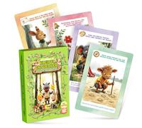 Outdoor Explorer Cards for Children from 5 Years - 55 Playing Cards + Sticker Sheet & Turntable - Discover with Fun and Meaning - Inspired by Montessori & Forest Education