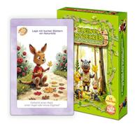 Outdoor Explorer Cards for Children from 5 Years - 55 Playing Cards + Sticker Sheet & Turntable - Promotes Emotional Intelligence & Expression Through Nature Experience