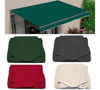 Outdoor Fabric Canopy Replacement for Balcony Window DoorWaterproof Available in Green/Red/Grey/Bei Sizes 2.5/3/4m e Not Included