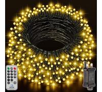 Outdoor Fairy Lights Mains Powered 25M - Warm White 250 LED with Remote Xmax Tree Lights Waterproof String Light for Outside Indoor Halloween Party Decoration