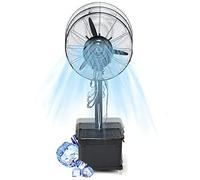 Outdoor Fan for Cooling, Misting Standing Floor Fan with Adjustable Height, 3 Speeds and 42L Tank, Industrial Outside Patio Oscillating Pedestal Fan (71cm/28in)