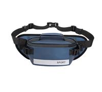 Outdoor Fanny Pack - Spacious Waist Pouch, Nylon Belt Bag with Reflective Strips | Running Chest Organizer, Athletic Daypack with Application in City Commuting, Urban Cycling, and Adventure Travel