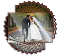 Outdoor Farmhouse Decor Water Sticker - Romantic Wedding Moment On A Bicycle Path Books Durable Sticker Easy Apply for Comfort Decor(8X12CM)