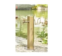 Outdoor Faucet Column, Stainless Steel Antifreeze Faucet, Multifunction Copper Water Pipe for Yard Hose Connection, 20.5x18x50cm
