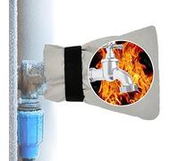 Outdoor Faucet Cover, Garden Faucet Socks for Winter Freeze Protection,Waterproof Insulated Tap Cover, Water Sprinkler Valve Insulation Wrap and Hose Spigot Cover(1 Pack, Grey)