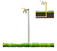 Outdoor Faucet Freestanding Water Column Hose Bib Water Spigot Floor Mount Water Tap