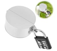 Outdoor Faucet Lock Stainless Steel Outside Tap Lock with Coded Padlock Water Spigot Security Device for Garden and Home Prevents Water Theft and Unauthorized Use