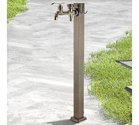 Outdoor Faucet Vertical Garden Water Column Freestanding Hose Stand Frost Free Water Spigot Outside Faucet Hose Spigot-Water in from Bottom-60-A