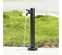 Outdoor Faucet Vertical Garden Water Column, Stainless Steel Freestanding Floor Mounted Hydrant Water Tap for Irrigation Washing(60cm/23.6in)