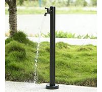 Outdoor Faucet Vertical Garden Water Column, Stainless Steel Freestanding Floor Mounted Hydrant Water Tap for Irrigation Washing(95cm/37.4in)