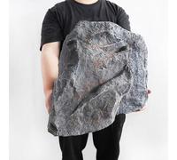 Outdoor Faux Rock Cover - Artificial Fake Boulder for Well Pump, Septic Tank, and Grounding Wiring, Ideal for Gardens and Landscaping