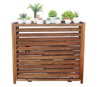 Outdoor Fence Air Conditione Cover, Privacy Fence Panels For Outside, Wooden Pool Equipment Generator Trash Can Enclosure Outdoor Fence Panels,for Garden, Patio & Lawn(105x47x80cm)(138x56x115cm)