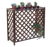 Outdoor Fence Air Conditione Cover, Wooden Fence Panels For Outside Units, Fence Panels, Vinyl Fence, Outdoor Privacy Panels, Outdoor Privacy Screen For AC, sh Bins(85 * 35 * 75cm(L*W*H))(100*43*94cm(