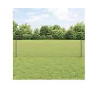 Outdoor Fence Panel 2500x50x2.7cm Steel Powder-Coated Grey Durable Privacy Plus