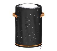 Outdoor Fire Pit Cover | Heavy Duty Waterproof Outdoor Furniture Protector,Patio Cylinder Fireplace Cover Protector - for Yard Balcony Grassland Porch Home Backyard