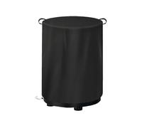 Outdoor Fire Pit Cover - Wind and Weather Resistant - Protective Cover for Fire Column | Rain Sun Snow Leaf Waste Protection