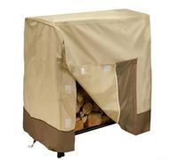 Outdoor Firewood Shed Cover Made from 210D Oxford Cloth with Water Resistant Coating and Ventilation to Keep Firewood Dry (4FT)