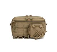 Outdoor First Aid Pouch Molle EMT Pouches Rip-Away Hunting IFAK Medical Bag Outdoor Emergency Survival Kit Quick Release Design(Tan)