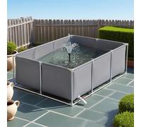 Outdoor Fish Holding Tank - Above Ground Aquarium Pool for Aquatic Life - Ideal for Ponds and Garden Decor