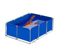 Outdoor Fish Holding Tank Above Ground rium Pool for dfish & s Water Irrigat Pond 3.3x3.3x2.6ft Ideal for tic Sto