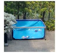 Outdoor Fish Pond Aquarium with PVC Canvas Liner and Steel Frame for Koi Holding and Prawns Farming