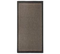 Outdoor Flatweave Rug 100x200 cm Dark Brown Berkfield Home Brown Medium