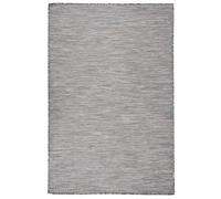 Outdoor Flatweave Rug 120x170 cm Brown and Blue Berkfield Home Black 100cm diameter