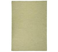 Outdoor Flatweave Rug 140x200 cm Green Berkfield Home Green 100cm diameter