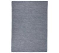 Outdoor Flatweave Rug 160x230 cm Blue Berkfield Home Blue 100cm diameter