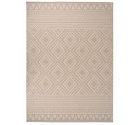 Outdoor Flatweave Rug 200x280 cm Brown Stripes Berkfield Home Brown Medium