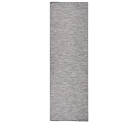 Outdoor Flatweave Rug 80x250 cm Brown and Blue Berkfield Home Black 100cm diameter