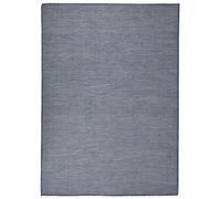 Outdoor Flatweave Rug Blue Runner Area Floor Carpet Mat vidaXL