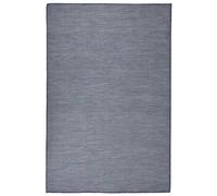 Outdoor Flatweave Rug Blue Runner Area Floor Carpet Mat vidaXL